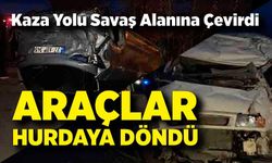 Kastamonu'da minibüs ile hafif ticari araç çarpıştı: 7 yaralı