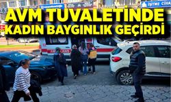 AVM Tuvaletinde Bayılan Kadın Hastaneye Kaldırıldı