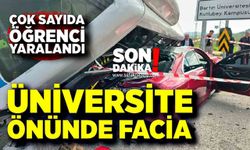 Bartın'da korkutan kaza: Öğrencileri taşıyan otobüs otomobile çarptı