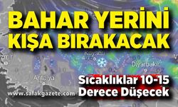 Kutup soğuğu geliyor! Bahar Yerini Kışa Bırakacak