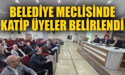 Belediye Meclisinde Katip Üyeler belirlendi