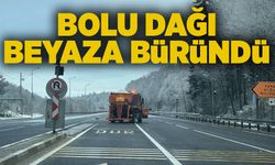 Bolu Dağı beyaza büründü