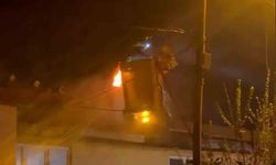 Korkutan Yangın: Ev Bacası Alev Alev Yandı