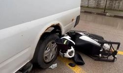 Bolu'da minibüs ile motosiklet çarpıştı: 1 yaralı