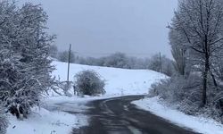 Bolu'da nisan ayında kar sürpriz