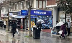 Bolu'da yağmur ve fırtına etkili oldu