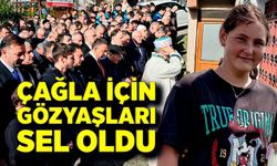 14 yaşındaki Çağla’dan acı haber: Gözyaşlarıyla uğurlandı