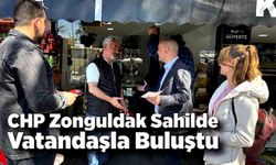 CHP İl Başkanlığı sahilde vatandaşlar ile bir araya geldi