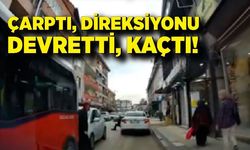 Yayaya çarpan sürücü direksiyonu başkasına devretti