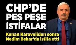 CHP'de peş peşe istifalar! Nedim Bekar'da istifa etti