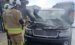 Cipin motoru alevlere teslim oldu