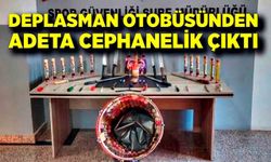 Maç öncesi şok! Davuldan meşale ve bıçaklar çıktı