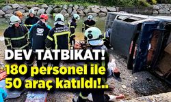 Zonguldak’ta gerçeğini aratmayan tatbikat; 23 kurumdan 180 personel katıldı