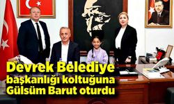 Devrek Belediye başkanlığı koltuğuna Gülsüm Barut oturdu