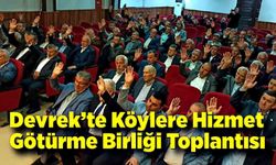 Devrek’te Köylere Hizmet Götürme Birliği toplandı
