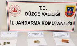 Düzce’de jandarmadan yasak madde operasyonu