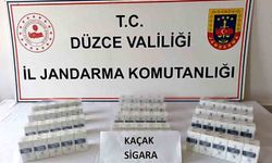 Düzce'de 177 bin 400 makaron ele geçirildi