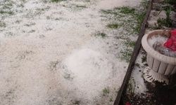 Düzce’nin yüksek kesimlerinde dolu etkili oldu