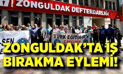 Zonguldak’ta iş bırakma eylemi: Eğitimciler şiddete karşı tek ses oldu!