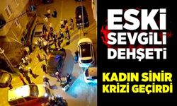 Eski sevgilisinin evini bastı, binayı taşlayarak etrafa ateş etti