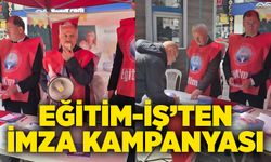 Eğitim-İş’ten imza kampanyası