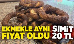 Ekmekle aynı fiyat oldu: Simit 20 TL