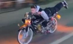 Dünyanın en pahalı uzanması... 200 bin TL ceza yedi, motosikleti bağlandı