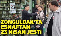 Zonguldak’ta esnaftan 23 Nisan jesti