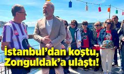 İstanbul’dan koştu, Zonguldak’a ulaştı! Hedef Samsun