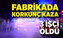 Fabrikada platform çöktü, 3 işçi hayatını kaybetti