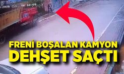 Freni boşalan kamyon dehşet saçtı: Yaşlı adam feci şekilde can verdi