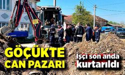 Toprak yuttu, ekipler yetişti: İşçi sağ çıkarıldı