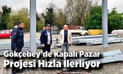 Kapalı pazaryerine çelik sistem montajı!