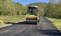 Gölyaka'da 2,7 kilometrelik sıcak asfalt çalışması tamamlandı