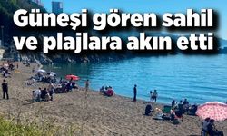 Zonguldak'ta güneşi gören sahil ve plajlara akın etti