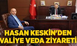 Hasan Keskin'den valiye veda ziyareti
