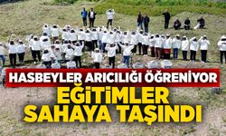 Hasbeyler arıcılığı öğreniyor: Eğitimler sahaya taşındı