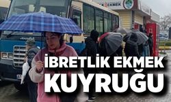 İbretlik ekmek kuyruğu