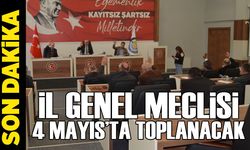 İl Genel Meclisi 4 Mayıs’ta toplanacak