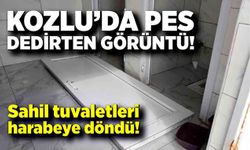 Kozlu’da pes dedirten görüntü! Sahil tuvaletleri harabeye döndü!