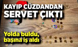 Kayıp cüzdandan servet çıktı: Şüpheli yakalandı