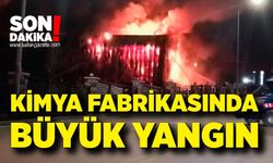 Kimya fabrikasında büyük yangın