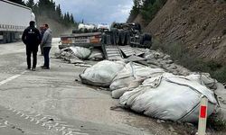 Kontrolden Çıkan Tır Hurdaya Döndü