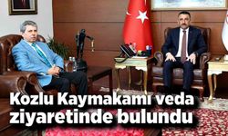 Kozlu Kaymakamı Hüseyin Ece’den veda ziyareti
