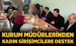 Kurum müdürlerinden kadın girişimcilere destek
