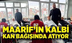 Maarif’in Kalbi Kan Bağışında Atıyor