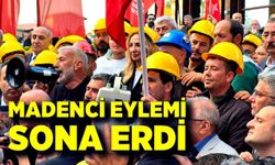 Madenci yürüyüşü uzlaşmayla sona erdi