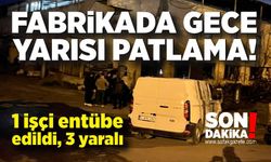 Metal fabrikasında sanayi tipi tüp patladı: 1’i ağır 3 işçi yaralandı