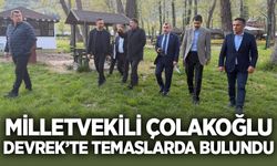 Milletvekili Çolakoğlu Devrek’te temaslarda bulundu