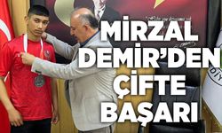 Mirzal Demir’den çifte başarı: Bilek güreşinde Türkiye derecesi